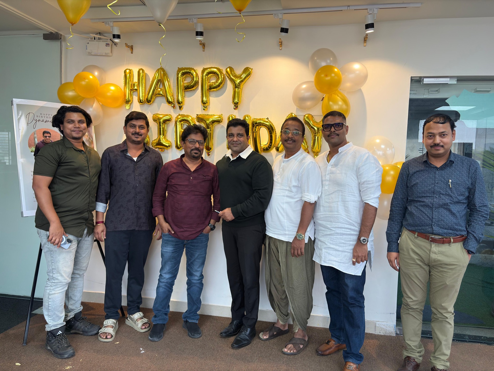 Catch a glimpse during a special moment as we celebrated the birthday of our 'Dynamic Leader' Sri Girish .S This frame reflects more than a celebration. It reflects trust, mentorship, and a shared commitment to sustainable growth. Strong leadership. Strong roots. A future growing with purpose. 💚